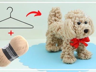 Вы удивитесь! Сделала Лучшую Собачку из Пряжи и Вешалки ????????????The Best Yarn Dog making ⭐ DIY NataliDoma