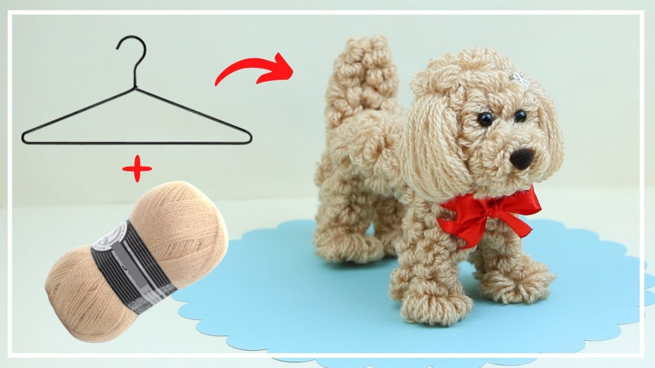 Вы удивитесь! Сделала Лучшую Собачку из Пряжи и Вешалки ????????????The Best Yarn Dog making ⭐ DIY NataliDoma