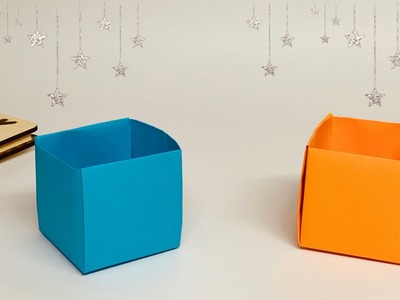 Kağıttan Kutu Nasıl Yapılır | Origami Kutu Yapımı ÇOK KOLAY