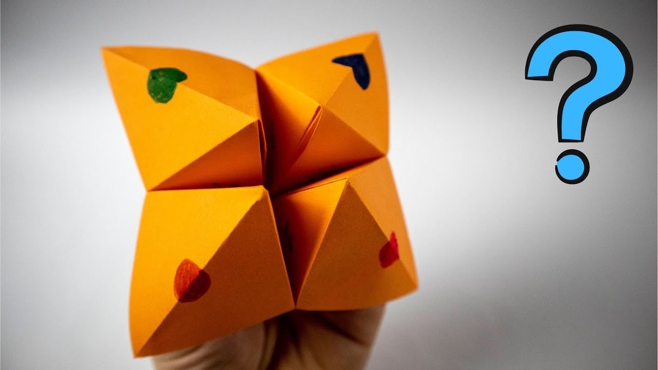 How to make origami fortune teller | EASY Origami Fortune Teller