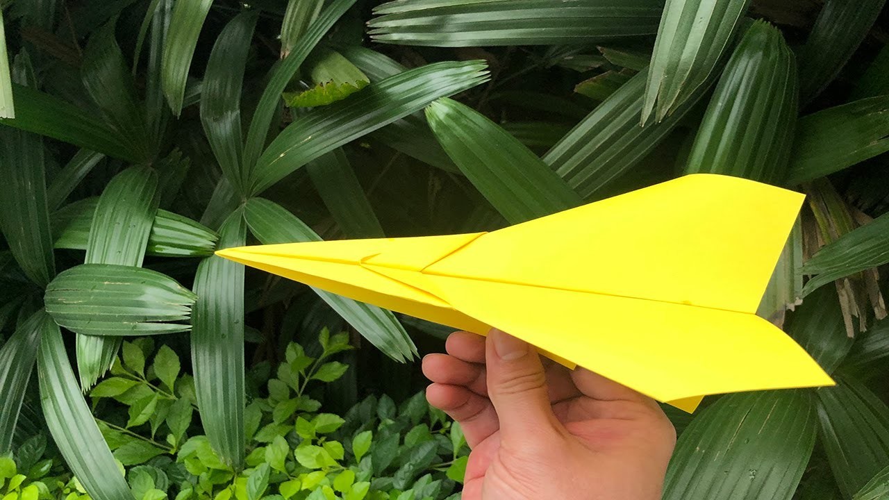 Comment faire un avion en papier model jupiter - Paper Airplane Origami  #6