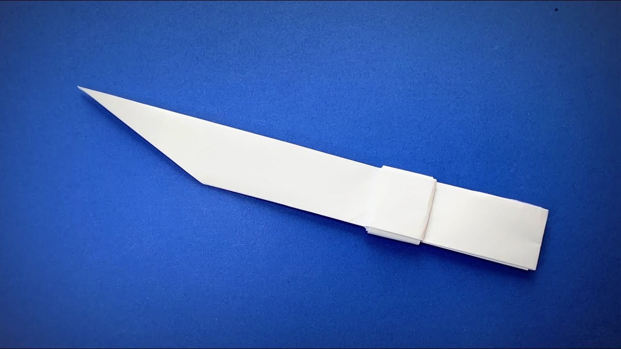 How To Make A Knife Easy From A4 Paper | Origami Knife | Easy Origami ART Paper Crafts