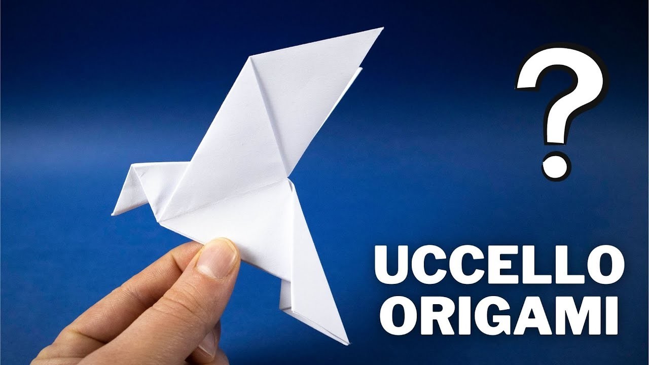 Uccello di Carta | Come fare un uccello origami? (Semplice Origami)