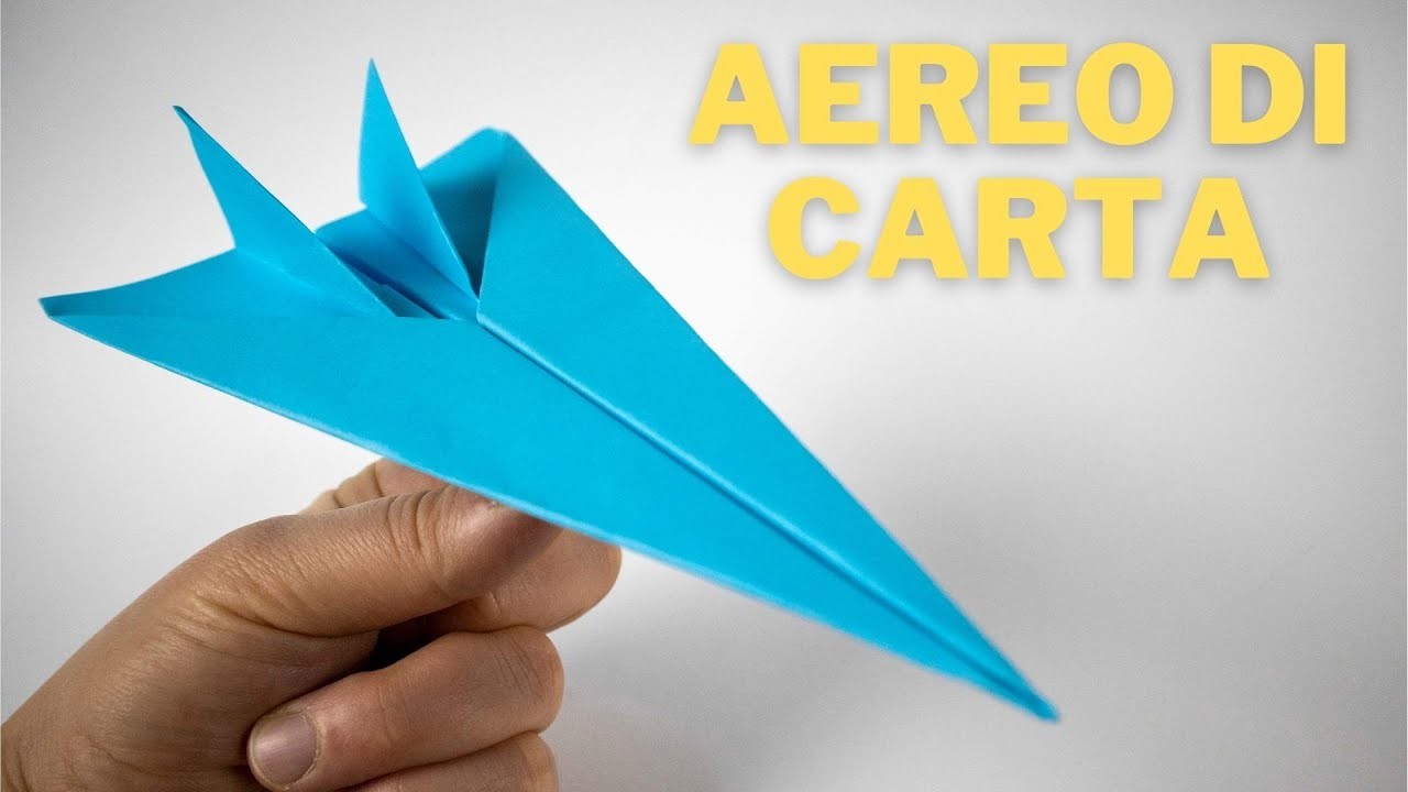 Come fare un aeroplano di carta che vola | JET Fighter