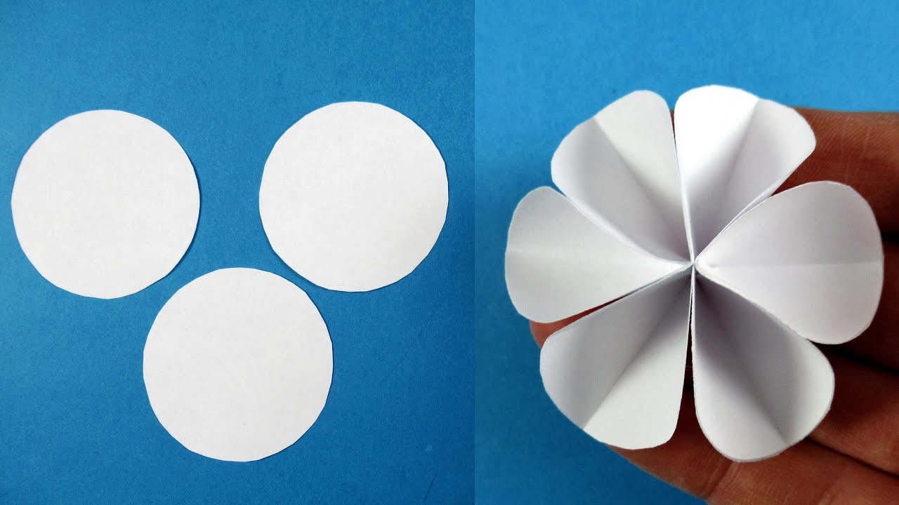 Easy DIY paper flowers step by step