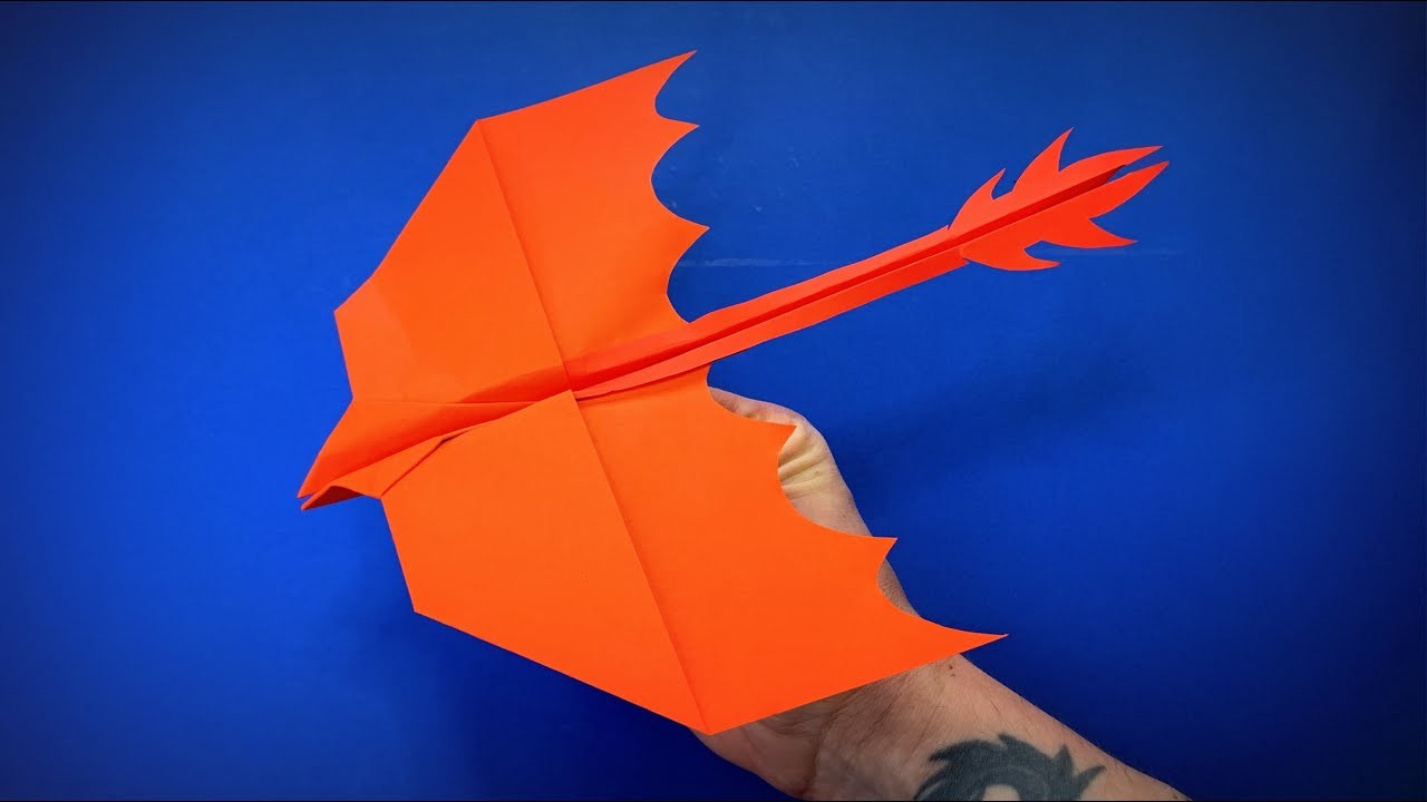 How to Make a Paper Airplane Dragon | Origami Airplane | Origami Dragon | Easy Origami ART