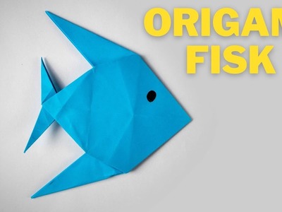 Origami Fisk ???? Hvordan laver man fisk ud af papir? (LET)