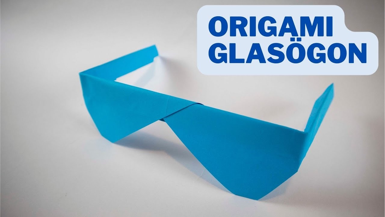 Origami Glasögon | Hur man gör origami Glasögon