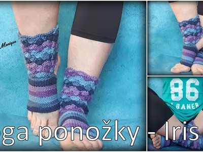 Háčkované joga ponožky Iris.Crocheted Yoga Socks Iris (english subtitles)