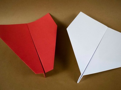 Avião de papel clássico | Como Fazer um Avião de Papel - modelo 2