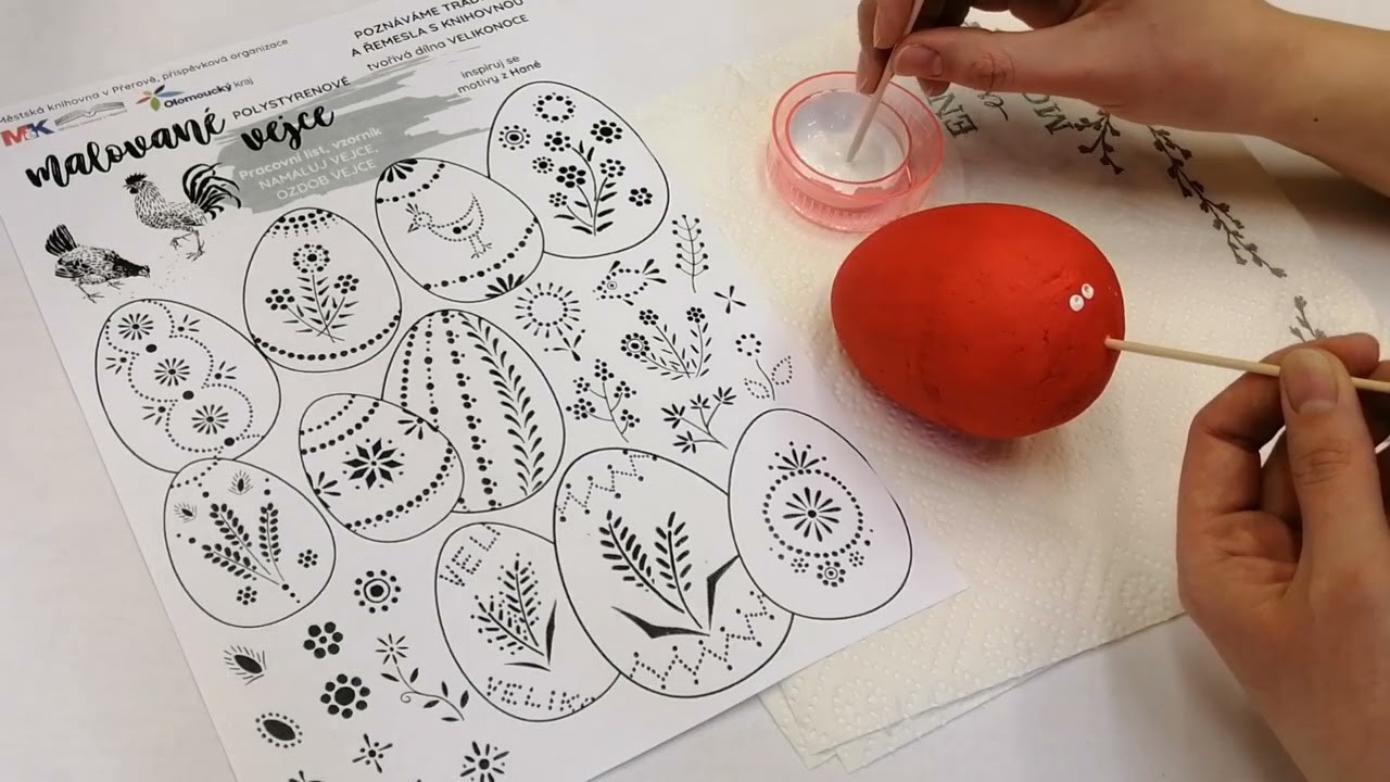 Tvořivá dílna - Velikonoce (malované polystyrenové vejce)