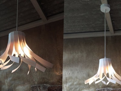 DIY Lampu Dekorasi Unik, Lampu Gantung PVC
