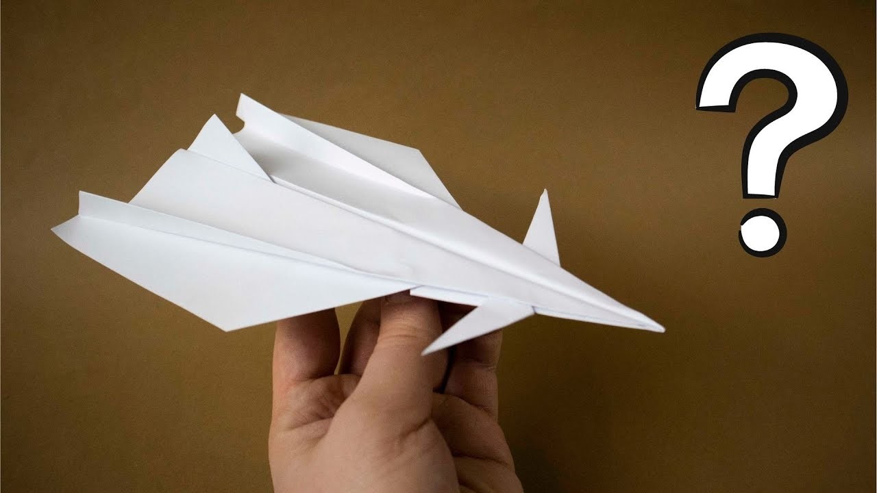 Origami: Comment faire un avion en papier - Simple! ✔️ Rapide! ✔️