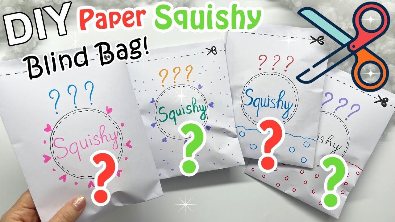 Opening paper squishy Blind Bags! Cách Làm Squishy cây thông Noel, tất giáng sinh | Liam Channel