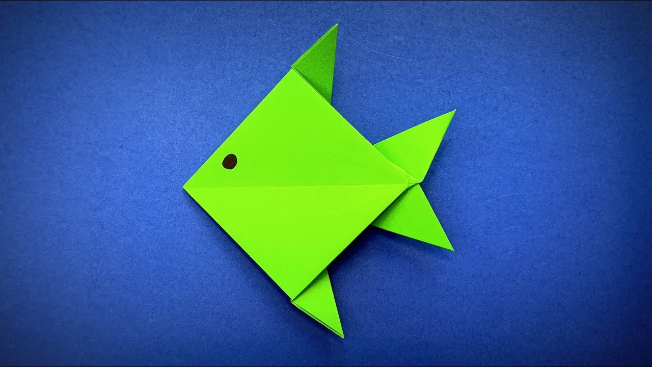 How to a Make Paper Fish | Origami Fish Tutorial | Mr. Easy Origami ART Paper Crafts