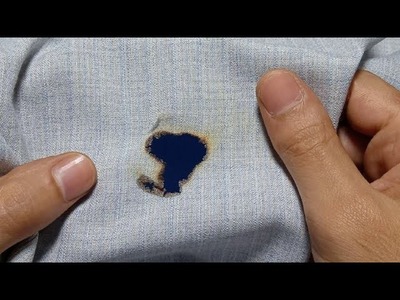 Learn how to fix a hole on your clothes in an amazing way. Save your clothes