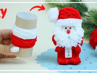 Симпатичный Дед Мороз Своими Руками ???? Woolen Santa Claus ????Christmas decorations ???? DIY NataliDoma