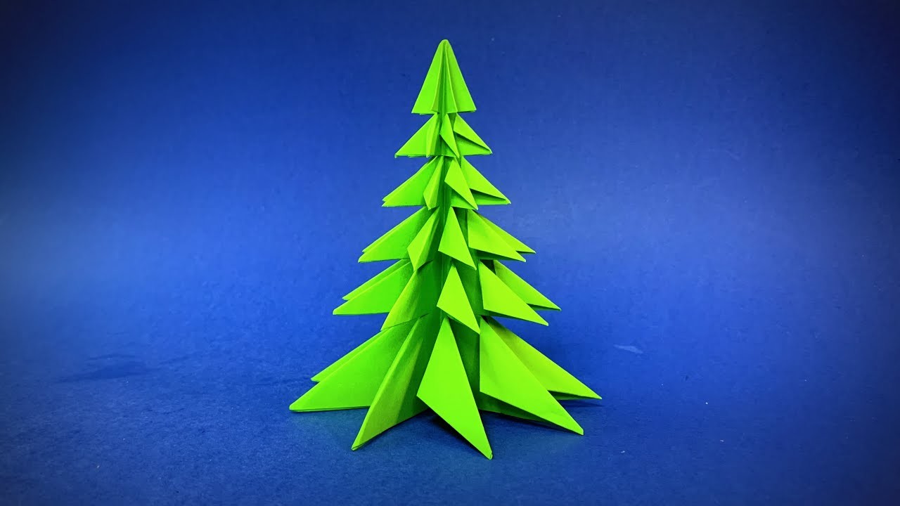 How to Make a Paper Christmas Tree | Origami Christmas Tree | DIY Christmas Decorations